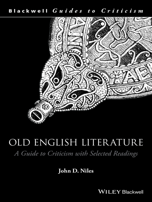 Title details for Old English Literature by John D. Niles - Available